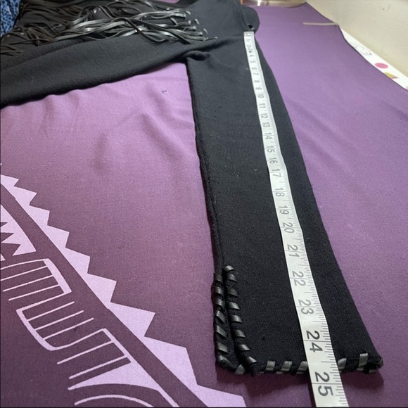 Zara Open Cardigan with Fringe Sz S - Picture 4 of 4